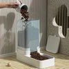 automatic food and water dispenser for cats