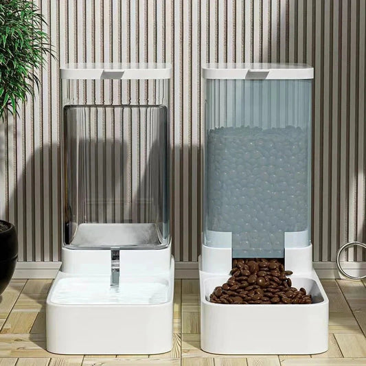 Pawvelin automatic pet feeder and water dispenser