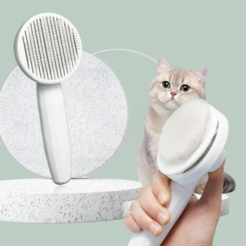 Pawvelin self-cleaning pet hair removal brush