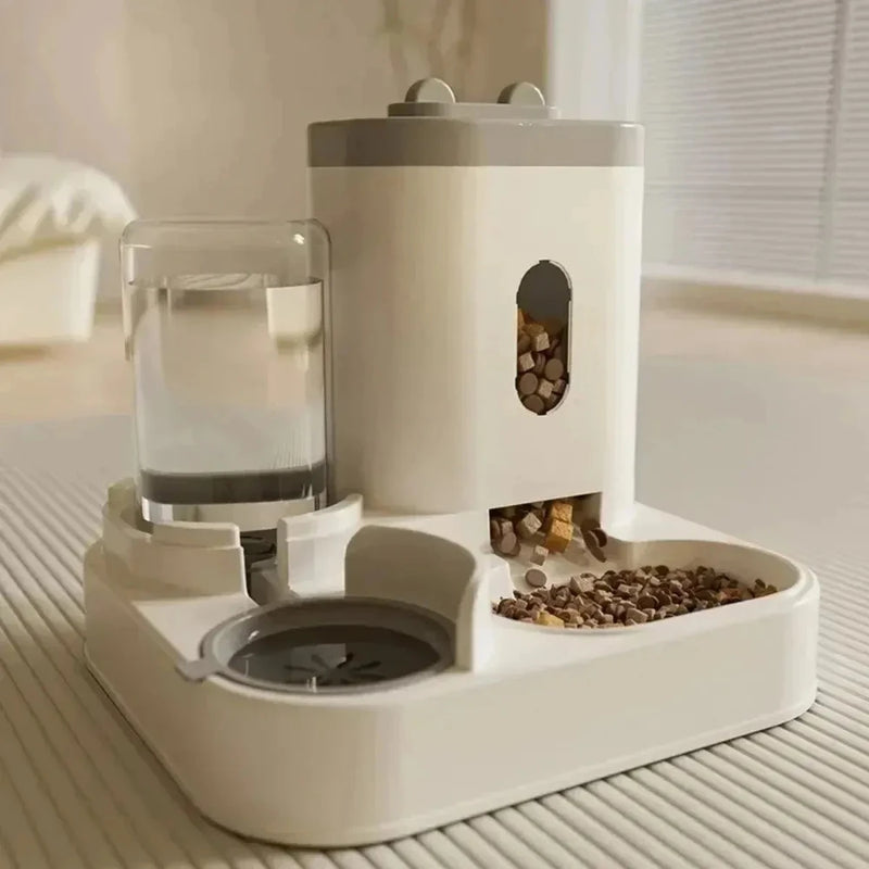 Pawvelin gravity pet feeder and water dispenser