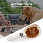 digital cat food portion measuring spoon