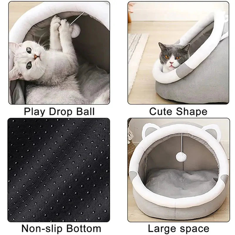 soft cuddle bed for cats